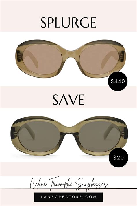 celine triomphe sunglasses dupe amazon|celine knockoff sunglasses.